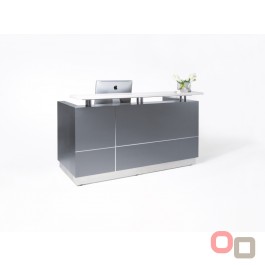 HUGO Reception Counter - Graphite Grey 2200