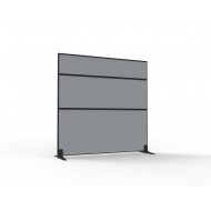 Freestanding Rapid Office Screen - Grey 1500H