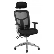 Oyster Executive High Back Multi Shift Mesh Chair