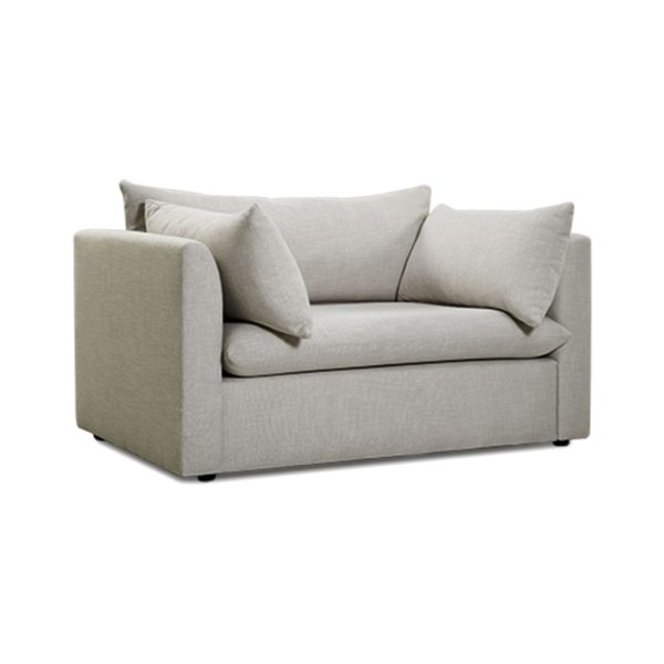 Modern Gigi Linen 3-Seater Sofa