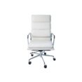 sk eames chair pad hb leather white1