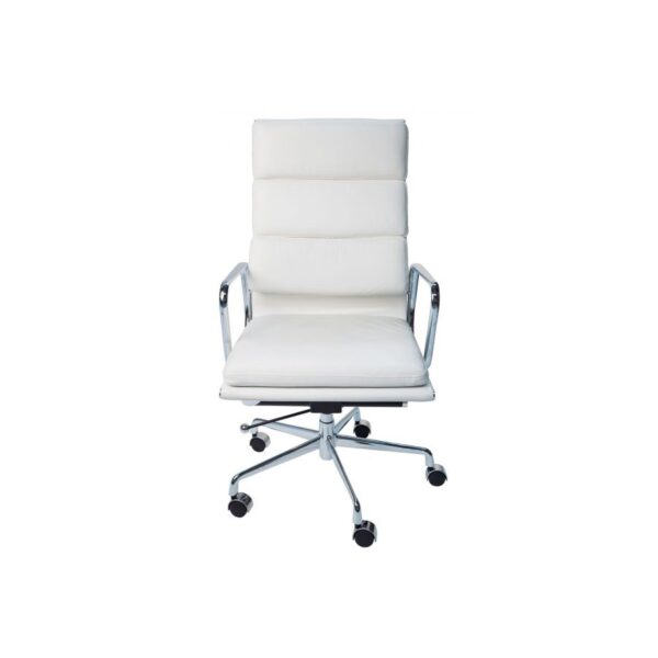 sk eames chair pad hb leather white1 sk eames chair pad hb leather white1