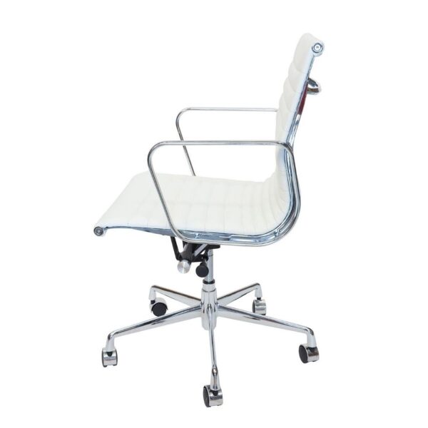 sk low-back ribbed leather white side sk low-back ribbed leather white side