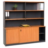 Wall Unit White Over Charcoal 1800