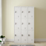 Zip 9 Door Metal Storage Locker - Pad Latch