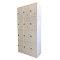Zip 12 Door Metal Storage Locker - Pad Latch
