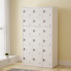 Zip 18 Door Metal Storage Locker - Pad Latch