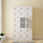 Zip 18 Door Metal Storage Locker - Pad Latch