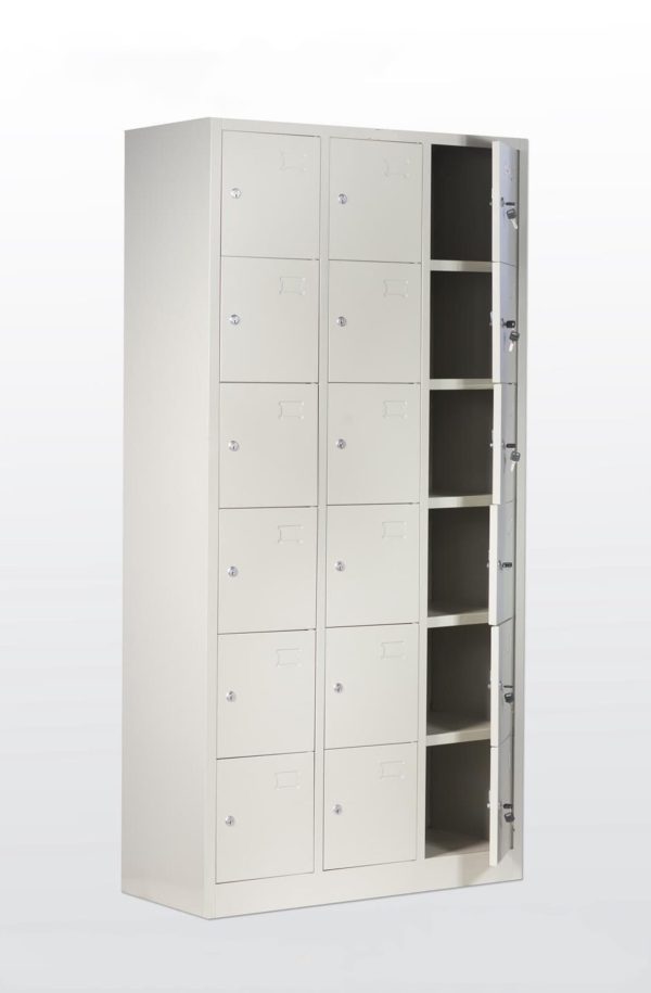 Zip 18 Door Metal Storage Locker Zip 18 Door Metal Storage Locker