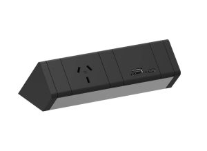 Athena Power Rail GPO with USB A/C - 3 Options