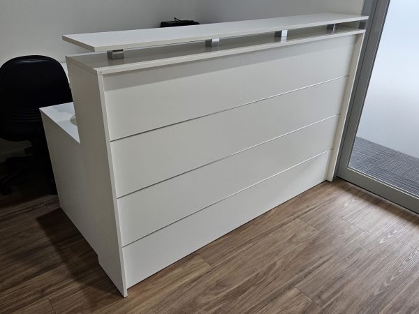 Straight Reception Desk Pop Top Facade 1800 Straight Reception Desk Pop Top Facade 1800