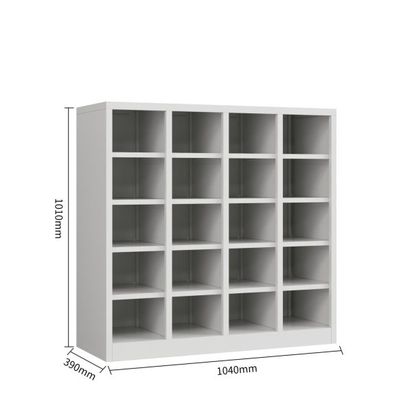 Max Metal Pigeon Hole Unit - 20 Slot