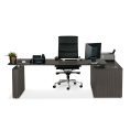 E1 Kingston Electric Executive Desk - Blackened Linewood