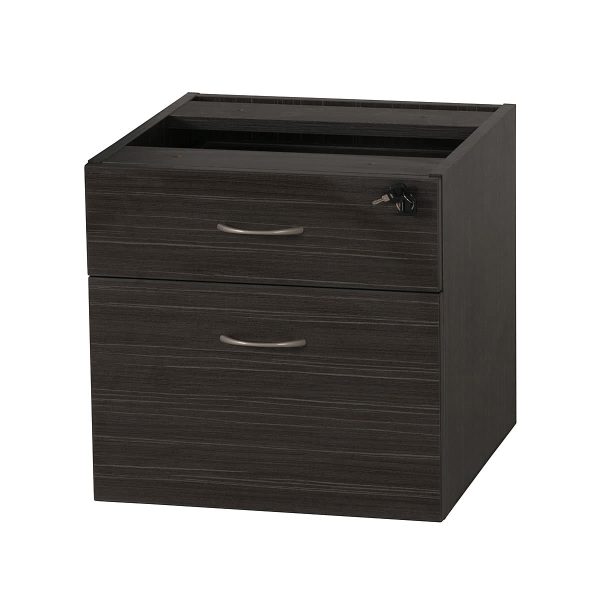 Fixed Pedestal 2 Drawers Tawny Linewood - 2 Colours