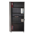 Full Door Storage Cupboard 1800H - Blackened Linewood
