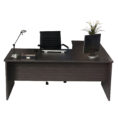 Desk And Universal Return 189 - Blackened Linewood