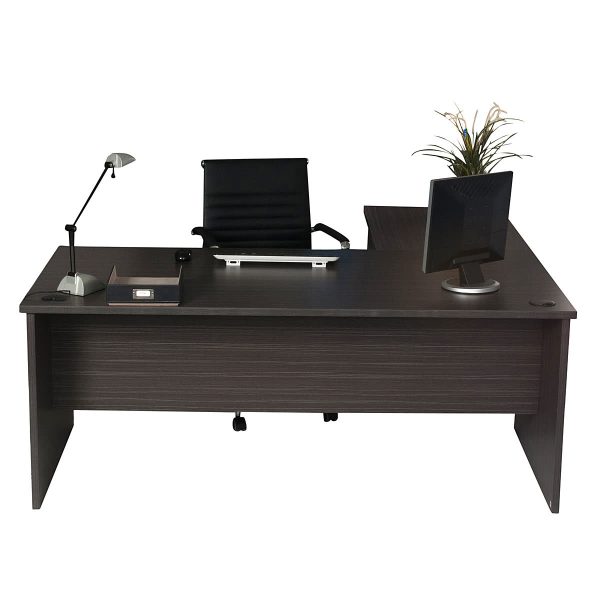 Desk And Universal Return 189 - Blackened Linewood Desk And Universal Return 189 - Blackened Linewood