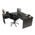 Desk And Universal Return 189 - Blackened Linewood