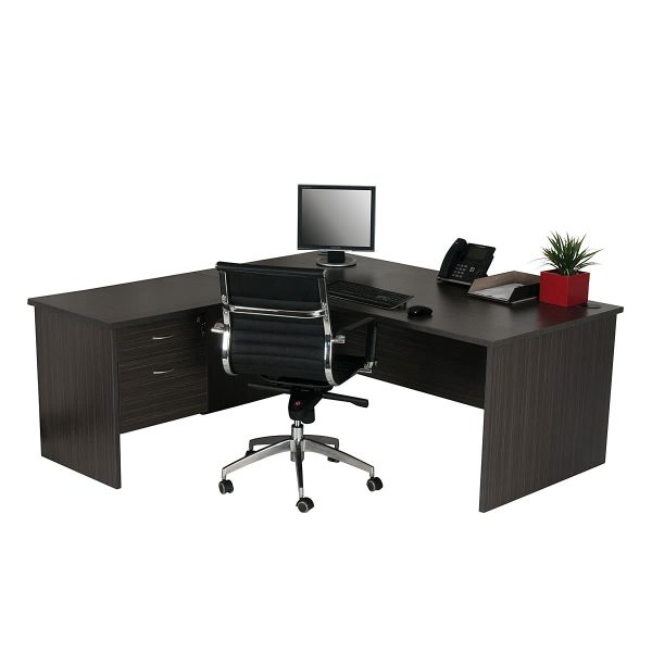 Fixed Pedestal 3 Drawers Tawny Linewood - 2 Colours