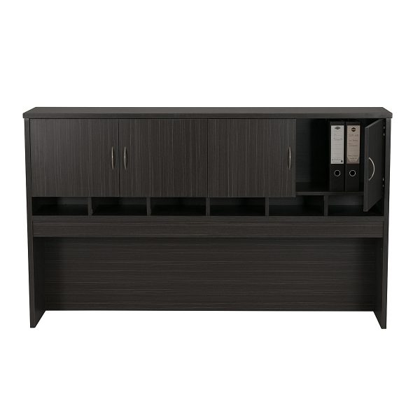 Pigeon Hole Hutch with Cupboards - Blackened Linewood Pigeon Hole Hutch with Cupboards - Blackened Linewood