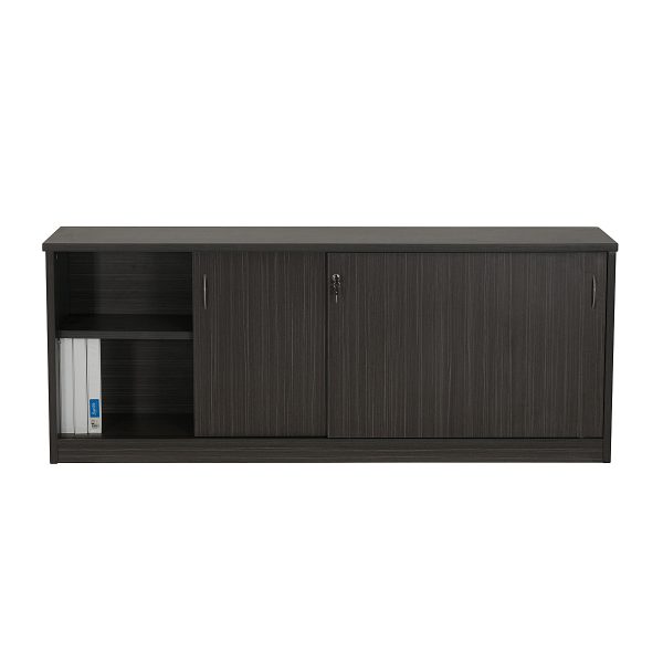 Sliding Door Credenza / Buffet 1500 - Blackened Linewood