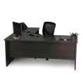 Corner Workstation Office Package - Blackened Linewood