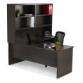 Desk Hutch 1500 - Blackened Linewood