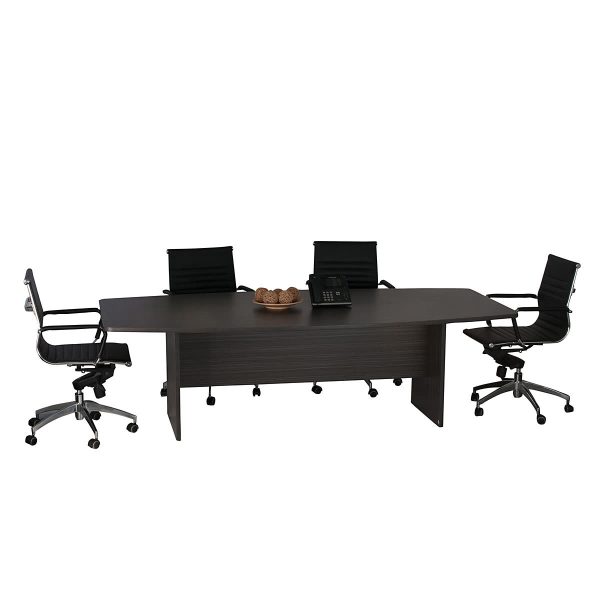 Boat Shaped Boardroom Meeting Table - Tawny Boat Shaped Boardroom Meeting Table - Tawny