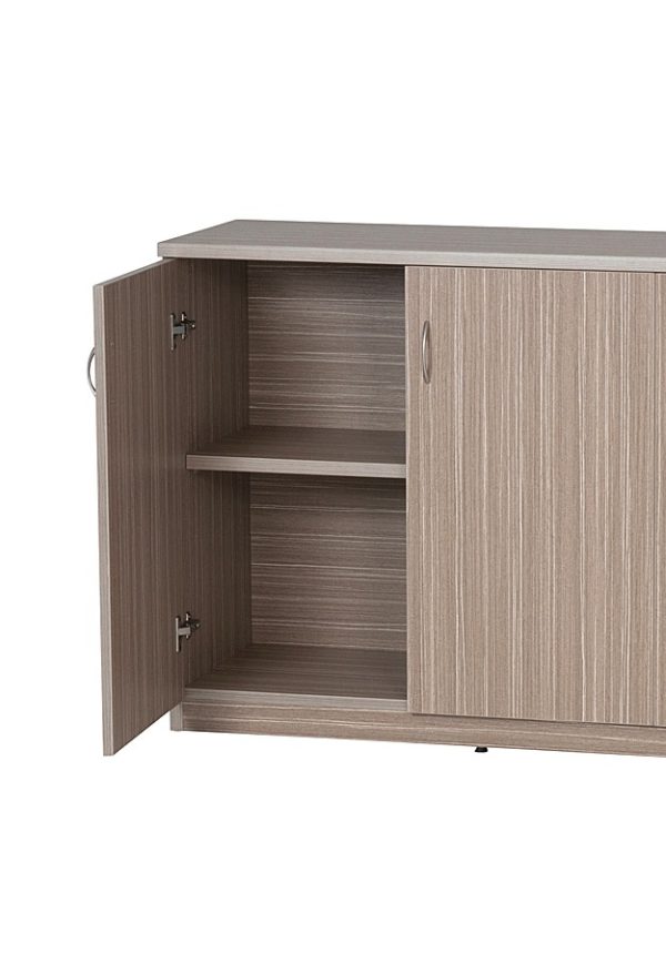Hinge Door Credenza / Buffet 900W - Tawny Linewood Hinge Door Credenza / Buffet 900W - Tawny Linewood