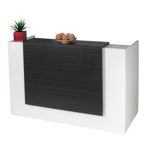 Excel Reception Counter - Blackened Linewood 1500