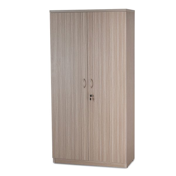 Full Door Storage Cupboard 1800H - Blackened Linewood