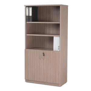 Half Door Stationery Cupboard - Tawny Linewood 