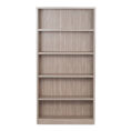 Open Bookcase 1800H Blackend Linewood