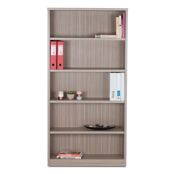 Open Bookcase 1800H Blackend Linewood
