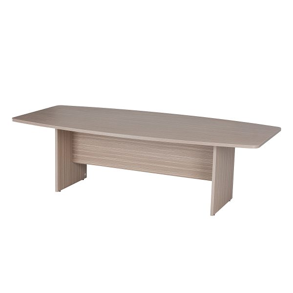 Boat Shaped Boardroom Meeting Table - Blackened Boat Shaped Boardroom Meeting Table - Blackened