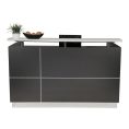 HUGO Reception Counter - Graphite Grey 1800