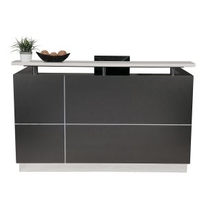 HUGO Reception Counter - Graphite Grey 1800