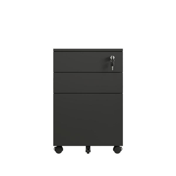 Max Standrad Metal Mobile Pedestal 3 Drawers - 3 Colours Max Standrad Metal Mobile Pedestal 3 Drawers - 3 Colours