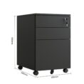 Max Standrad Metal Mobile Pedestal 3 Drawers - 3 Colours