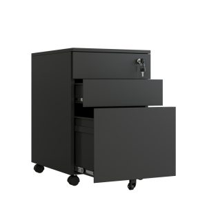 Agr Metal Mobile Pedestal 3 Drawers - 2 Colours