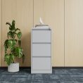 Max Metal Filing Cabinet 3 Drawers - 4 Colours