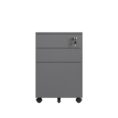 Max Standrad Metal Mobile Pedestal 3 Drawers - 3 Colours
