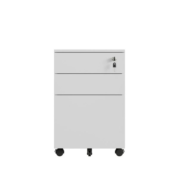 Max Standrad Metal Mobile Pedestal 3 Drawers - 3 Colours Max Standrad Metal Mobile Pedestal 3 Drawers - 3 Colours