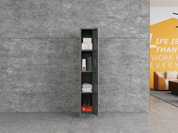 Max Metal Storage Locker Four Door - 2 Colours