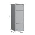 Max Metal Filing Cabinet 4 Drawers - 4 Colours
