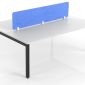 Plaza 50mm Square Legs Double Desk Frame 1800 - With Screen