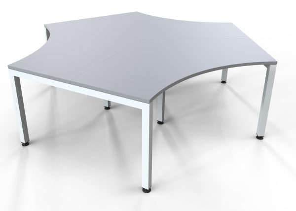 Rapid Workstation 120 Degree 6 Person Pod 