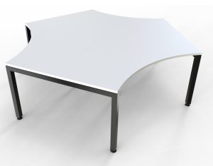 Infinity Plaza 120 Degree Workstation with1200 desktop – Contract Work Infinity Plaza 120 Degree Workstation with1200 desktop - Contract Work