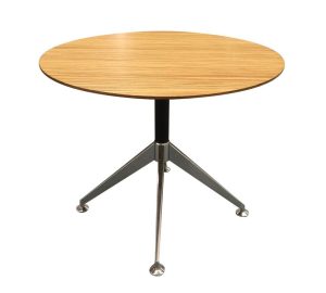 Novara Zebrano Round Meeting Table 900