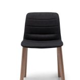 Unica Timber Upholstered Visitor Chair